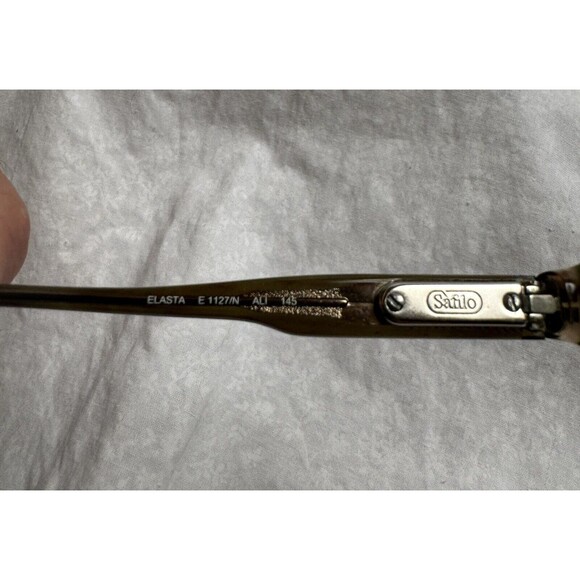 Safilo Elasta 1127 51L Eyeglasses‎ Brown Round Full Rim 54-19-145 FRAMES ONLY - Picture 6 of 8